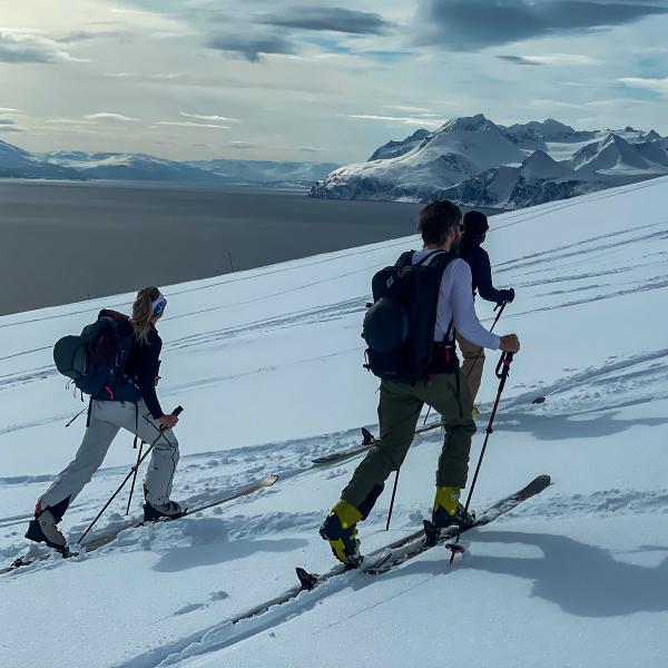 Ski touring with a view like no other